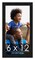 Panoramic Modernist Black Picture Frame - UV Acrylic, Foam Board Backing, Hanging Hardware